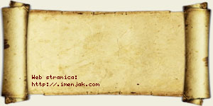 Mia Mošorinac vizit kartica